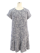 ワンピース 35659 Parkett Boucle Dress 2016年 ネイビー