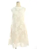 ワンピース ノースリーブ Dress SWAN 35361 2016年 ホワイト