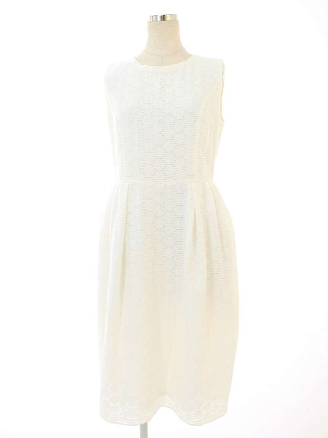 ワンピース 36981 Dress White Flower Lace 2017年 ホワイト