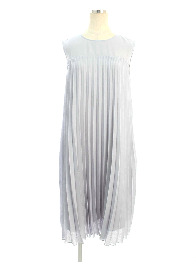 ワンピース 40608 Elegant Pleats Dress 2020年 グレー