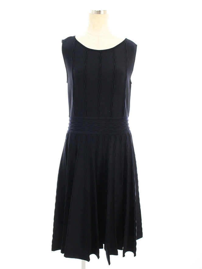 ワンピース 40524 Knit Dress 2020年 ネイビー