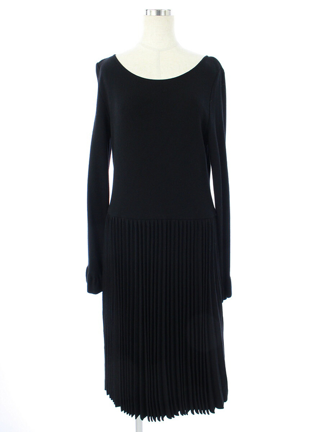 ワンピース 40179 Knit Dress Fit AND Flare 2019年 ブラックブラック