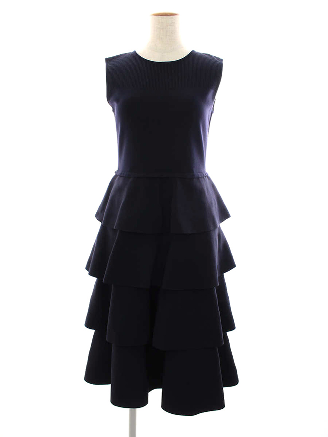 ワンピース 41842 DRESS FRILL LAYER 2021年 ミッドナイトブルー