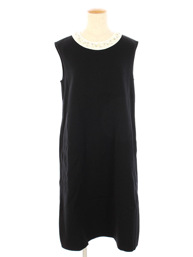 ワンピース KNIT DRESS “GARLAND” 42316 2022年 ブラック