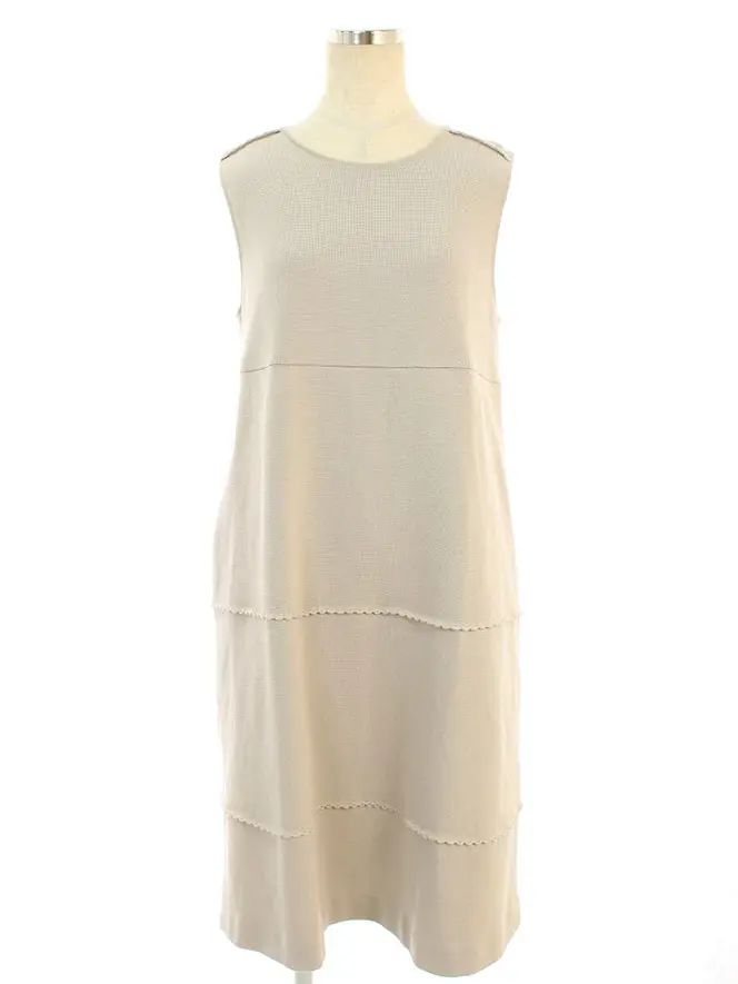 ワンピース 39450 Knit Dress White Step 2019年 グレージュ