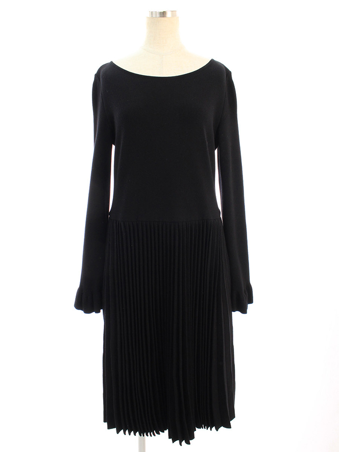 ワンピース 40179 Knit Dress Fit AND Flare 2019年 ブラックブラック