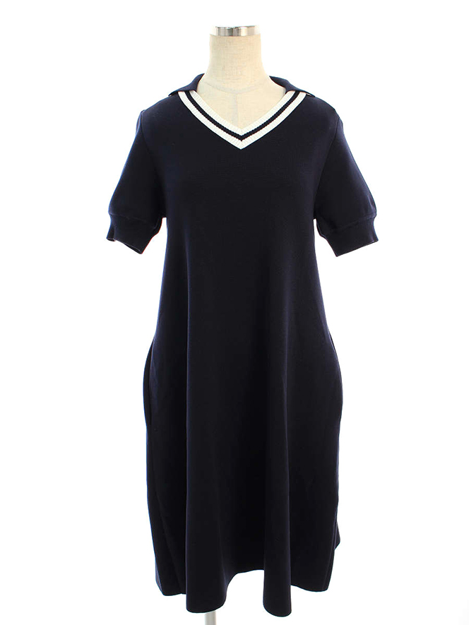 ワンピース 40724 Tennis Sweater Dress 2019年 ネイビー