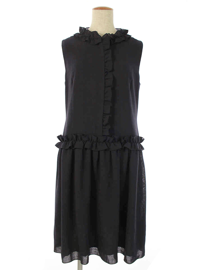 ワンピース Dress Frill Lady 06226 2020年 ネイビー