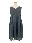 ワンピース Chou Cream V Dress 06265 2020年 ブラック