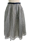 スカート FRENCH GINGHAM SKIRT 42696 2022年 ネイビー