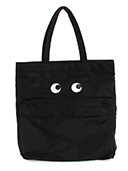 トートバッグ Nero Anya hindmarch recycled nylon tote bag eyes ブラック