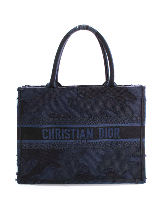 トートバッグ DIOR BOOK TOTE カムフラージュ バッグ 2019年 ネイビー