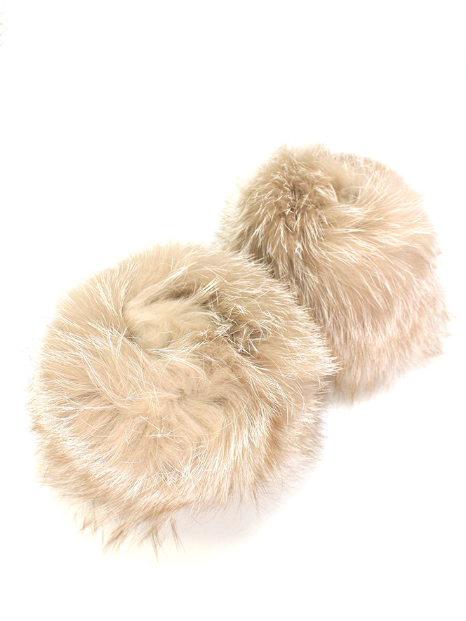 ファッション雑貨 37753 FUR FROST CUFFS 2017年 ベージュ