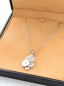 チクラディダイヤモンドネックレス  K18WG シルバー