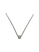 ダイヤネックレス Pt850 Ｄ0.159ct 2.0ｇ シルバー
