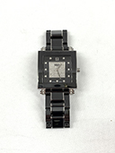 腕時計 クオーツ クアドロ ダイヤ付き ブラック
