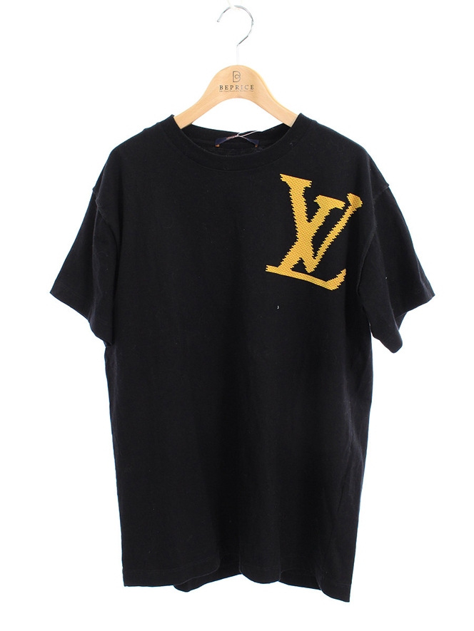 Tシャツ LVロゴプリント イエロー