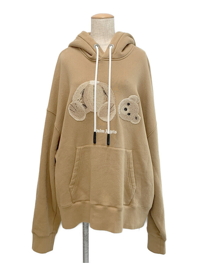 パーカー Bear Hoodie ベアー プルオーバー フーディ 21AW PMBB058F21FLE007 2021年 ブラウン