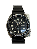 腕時計 クオーツ ダイバーズ 150m デイデイト 7548-7000 ブラック