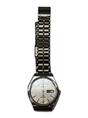 腕時計 クオーツ スーペリア SUPERIOR デイデイト 社外ベルト 4883-8001 シルバー
