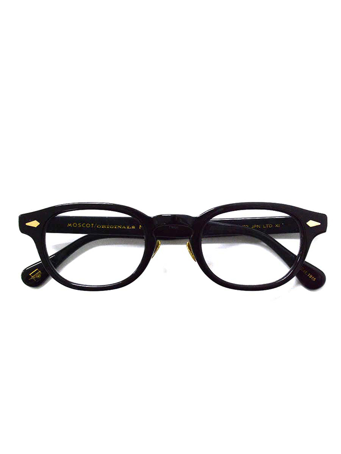 (MOSCOT) LEMTOSH ブラック メガネ アイウェア