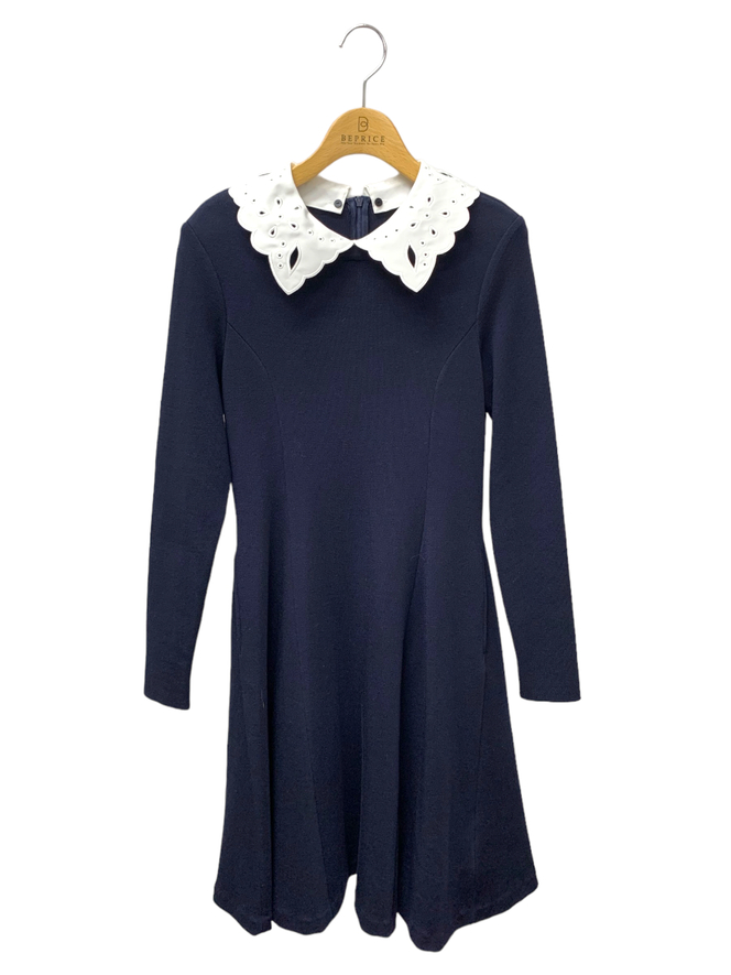 ワンピース KNIT CHAPEL DRESS 43838 ネイビー