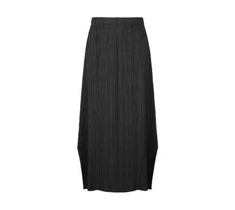 PLEATS PLEASE イッセイミヤケ ツイード 転写柄 プリーツ スカート イッセイミヤケプリーツプリーズ スカートSTEELBLUE - メルカリ
