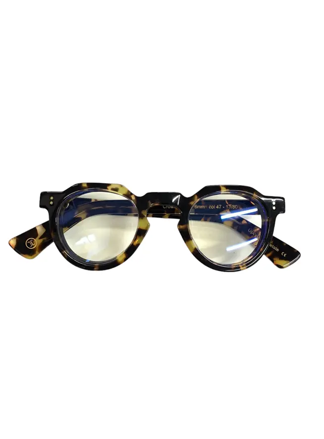 レスカルネティエ メガネ Upcycling Acetate, Limited Edition CROWN 