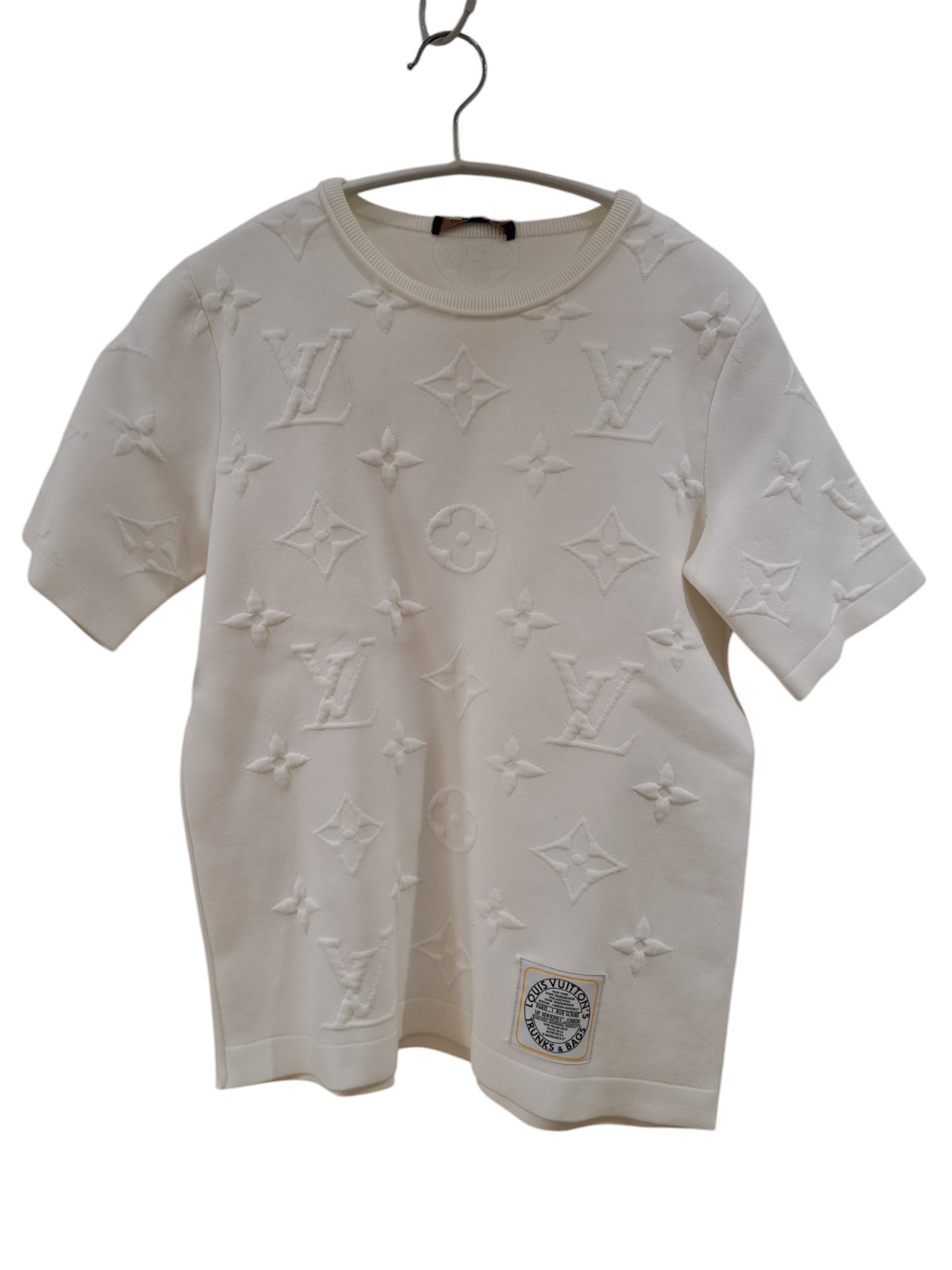 RW241WW LO0 FQKS01 Tシャツ ロゴ エンボス ワッペン 3D モノグラム
