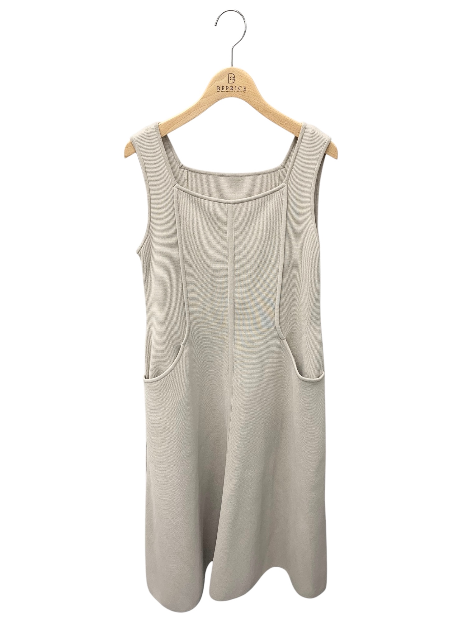 Knit Dress Devon 44638 ワンピース 40 グレージュ