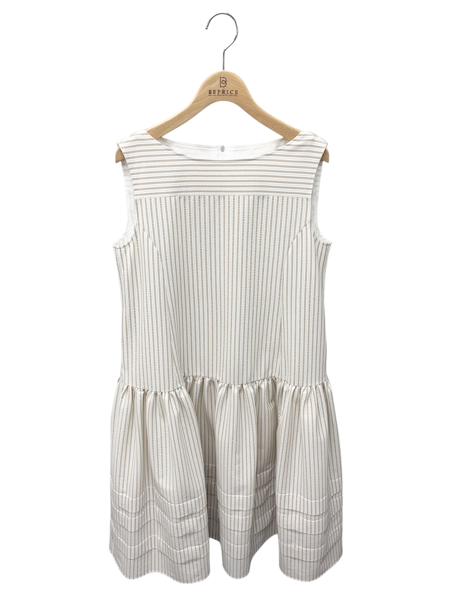 DRESS MUS?E 43746 40 ベージュ ワンピース