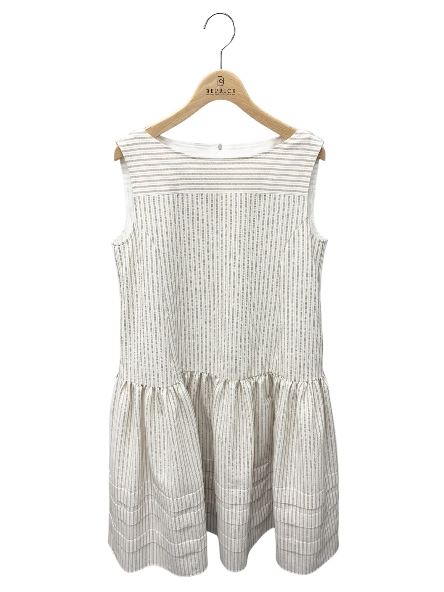 DRESS MUS?E 43746 40 ベージュ ワンピース