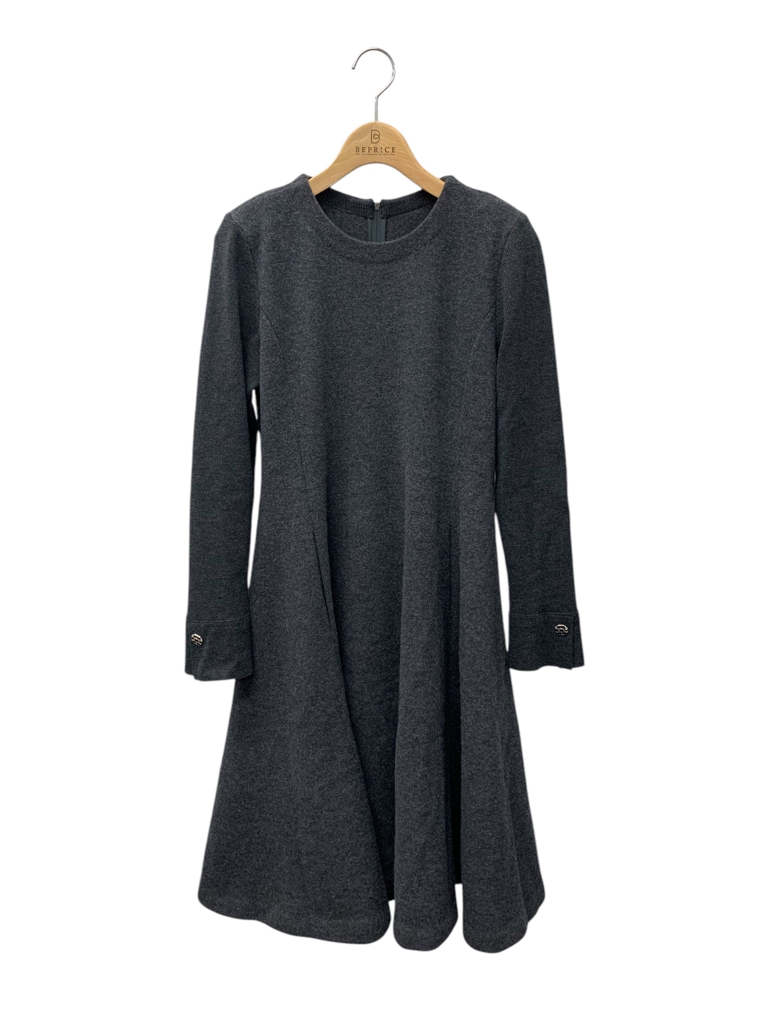 Knit Dress Noel 44994 ワンピース 38 グレー ニット 直営店舗限定カラー