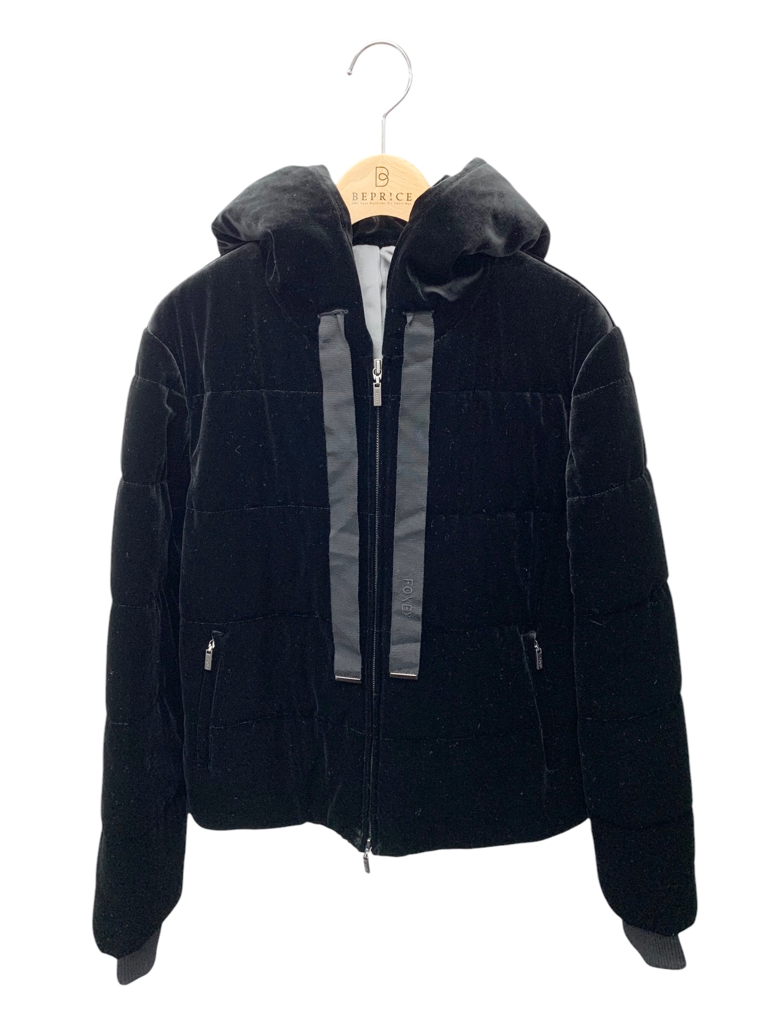 Velour Jacket 40138 ジャケット 40 ブラック 40138 Velour Jacket